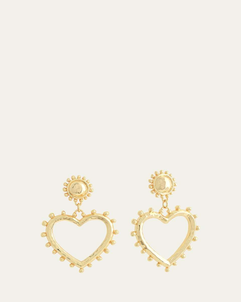 Heart Drop Earrings